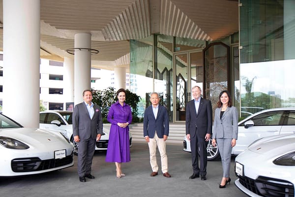 Dusit Thani Bangkok and Porsche introduce luxury limo service for guests