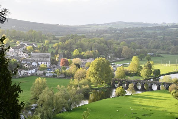 Panoramic view of Inistioge, Ireland